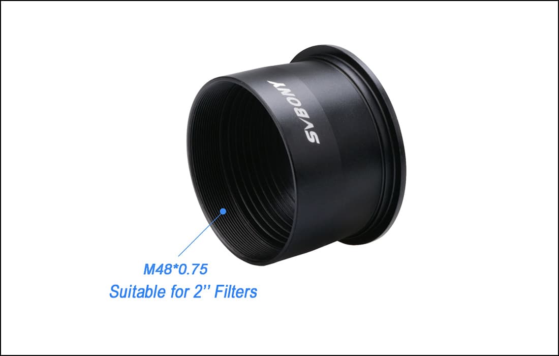 M42-2'' T2-Adapter – For Nikon, Sony, Canon DSLR / Mirrorless