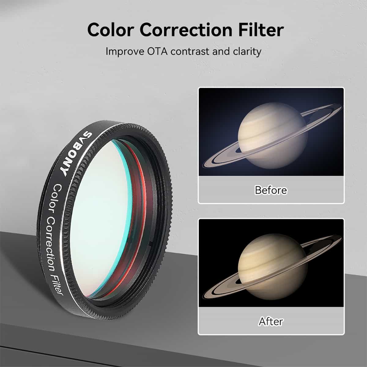 Fargekorrigeringsfilter – 1.25" / 2"