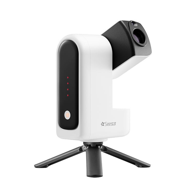 Seestar S30 Pro hvit kropp med svart linsemodul