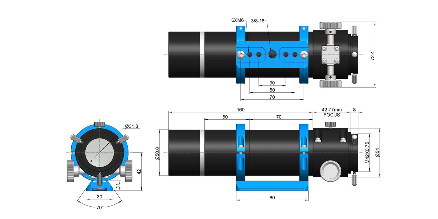 ToupTek Astro FS200-series 45mm